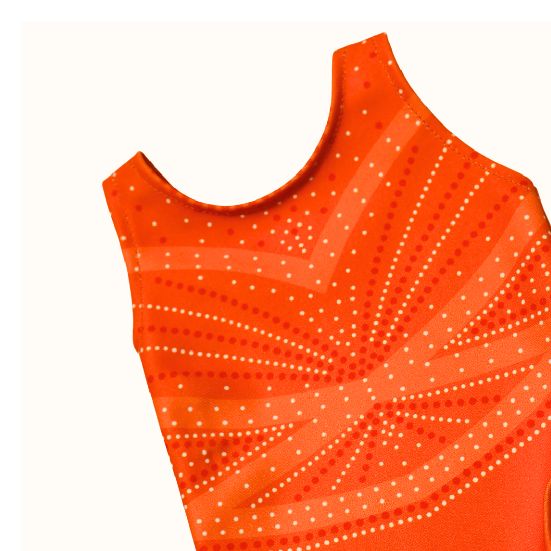 Konijn met Turnpakje Hailey Oranje