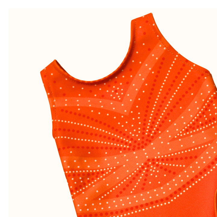 Konijn met Turnpakje Hailey Oranje