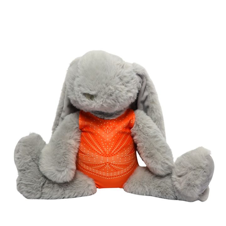 Konijn met Turnpakje Hailey Oranje