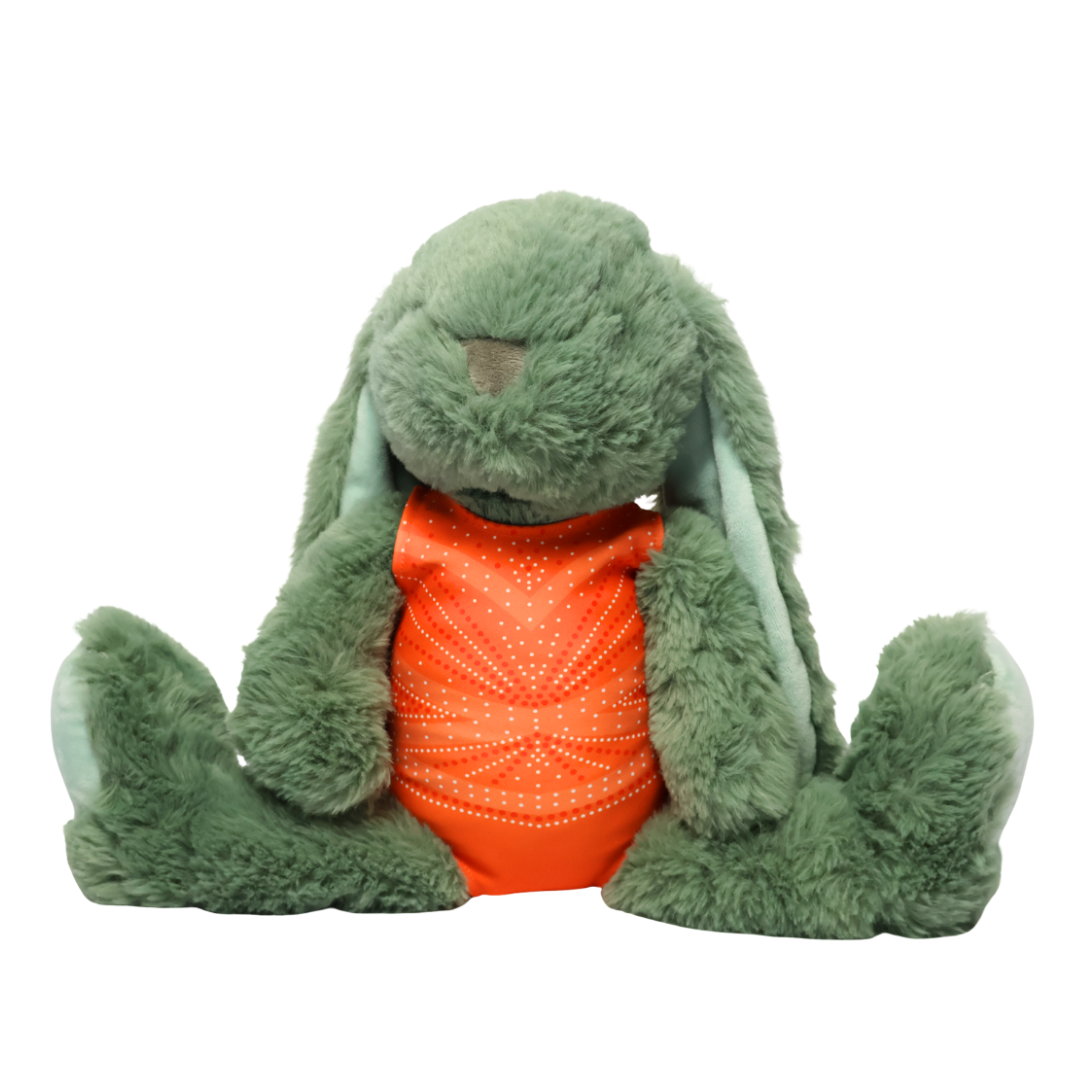 Konijn met Turnpakje Hailey Oranje