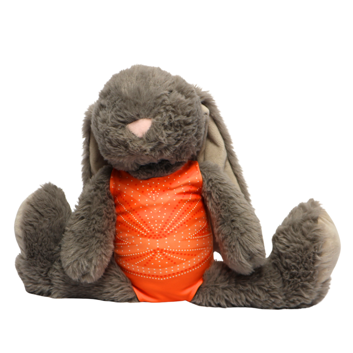 Konijn met Turnpakje Hailey Oranje