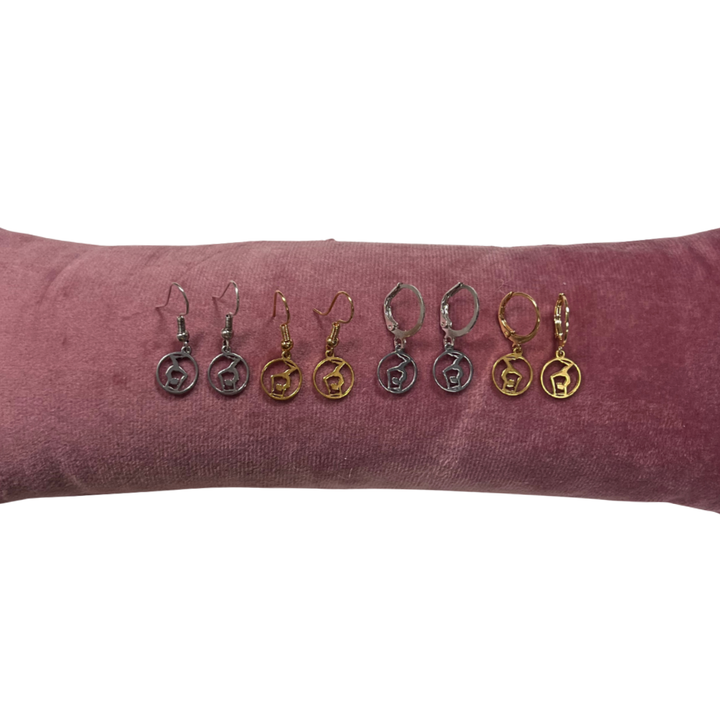 Oorbellen Gymnast Zilver of Goud