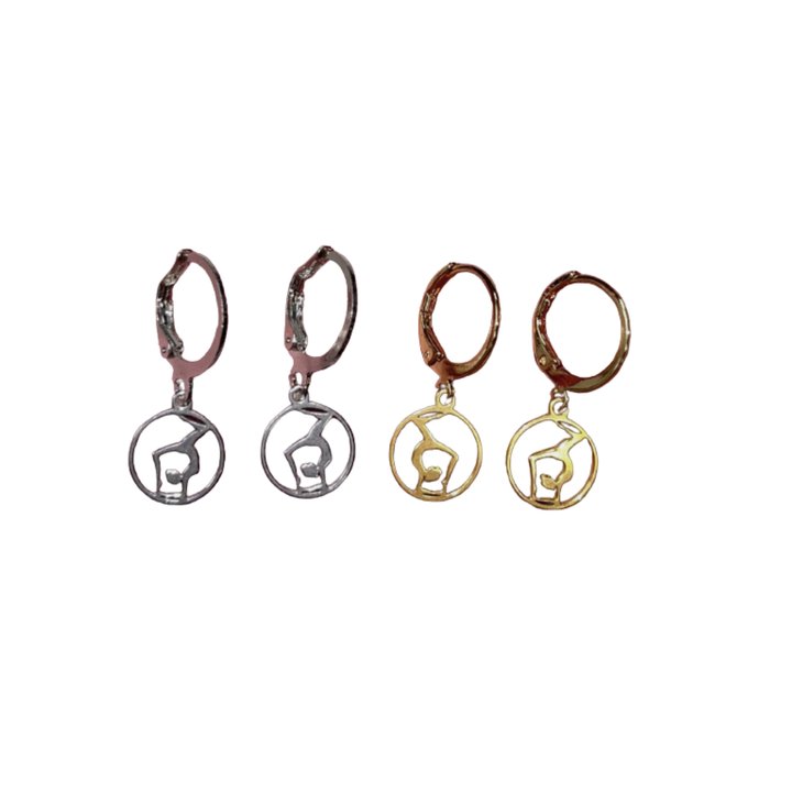 Oorbellen Gymnast Zilver of Goud