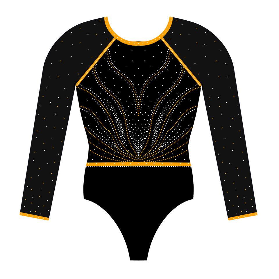 Combinaison de gymnastique KDO Alblasserdam Milou Bleu