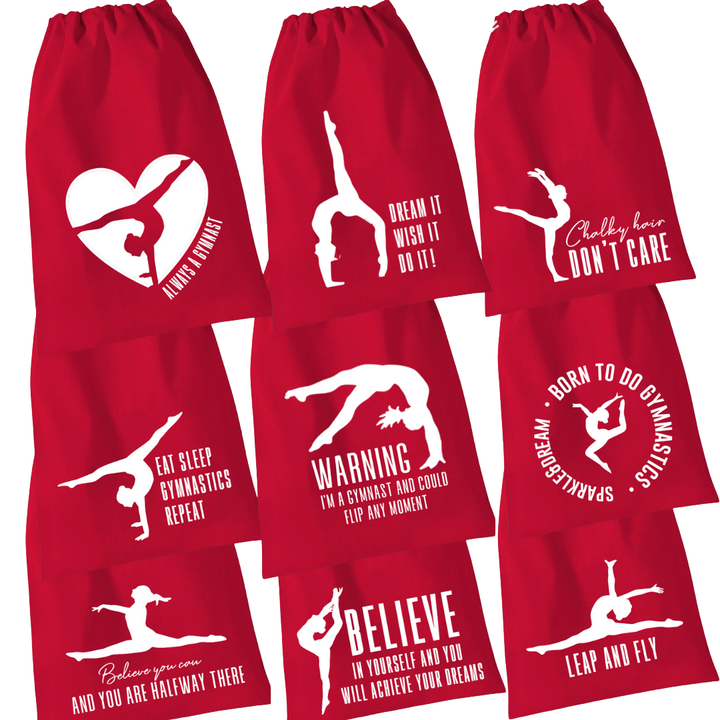 Leather/Loop Bag Red Ladies