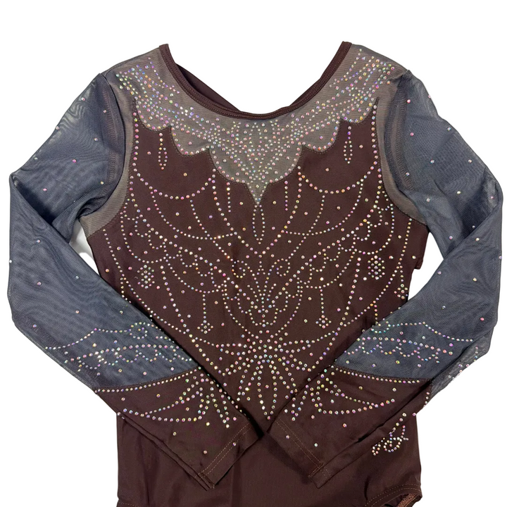 Justaucorps Roxy Marron Manches Longues