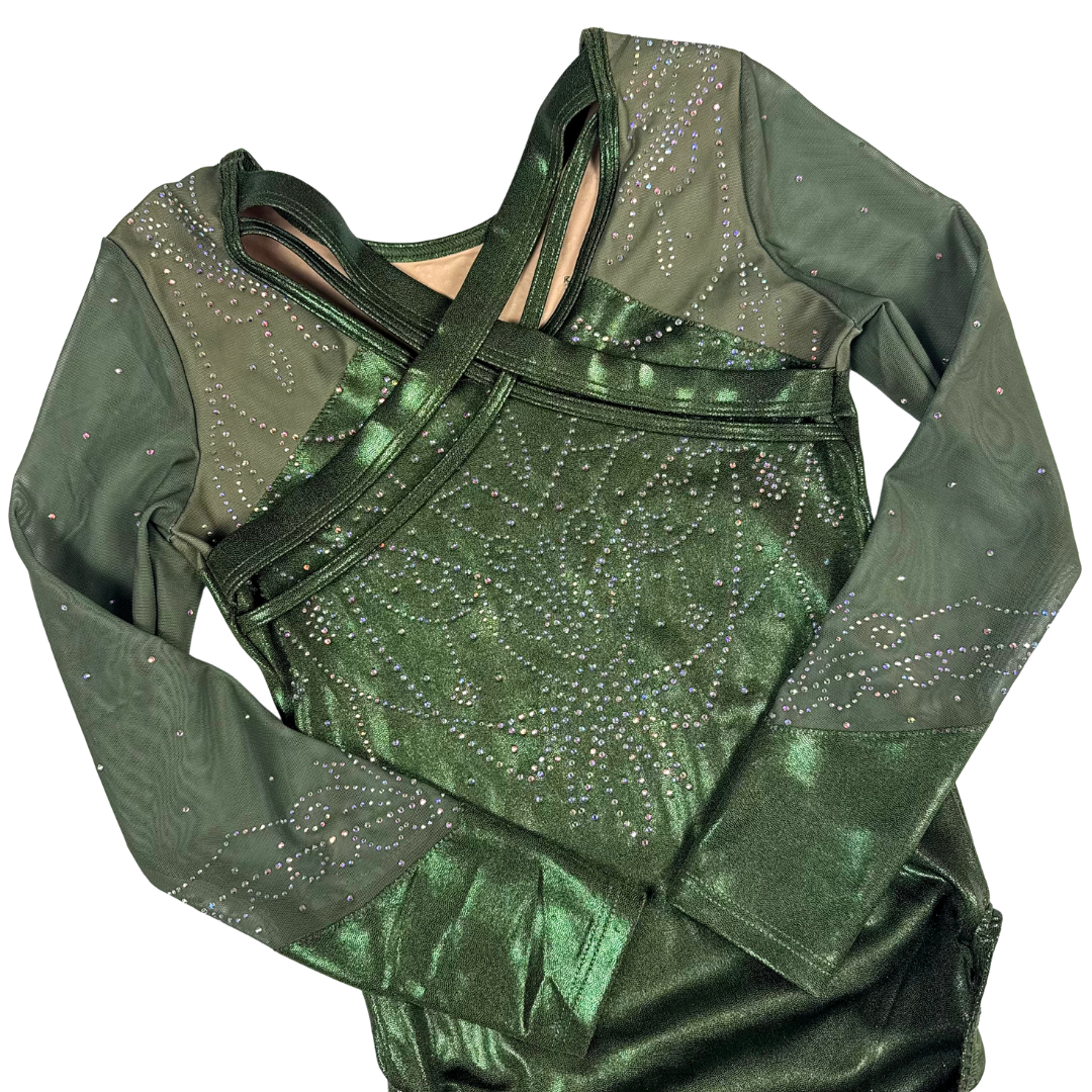 Justaucorps Roxy Kaki Vert Manches Longues