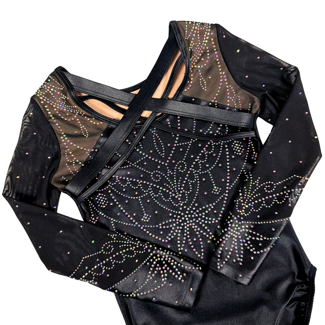 Justaucorps Roxy Noir Manches Longues