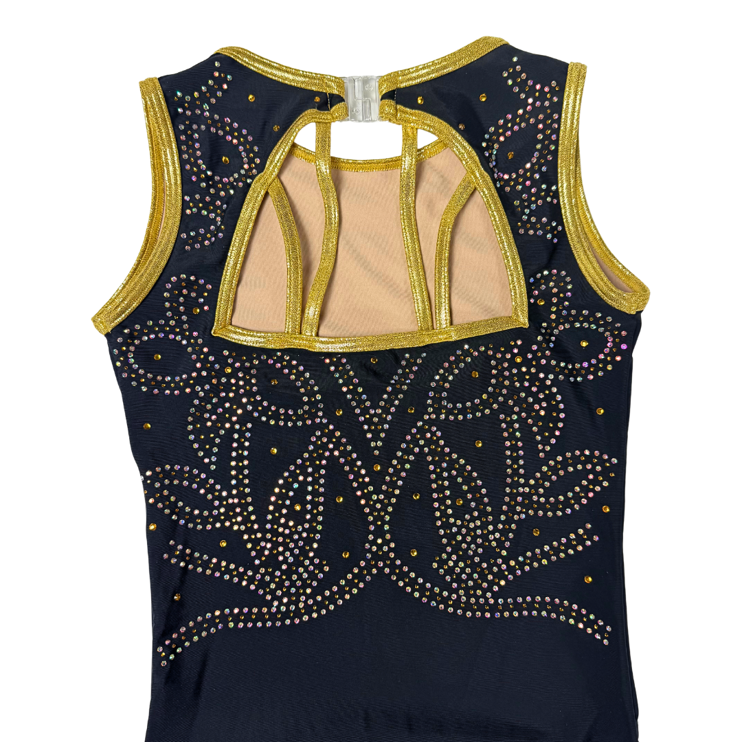 Turnpakje Floor Zwart/Goud