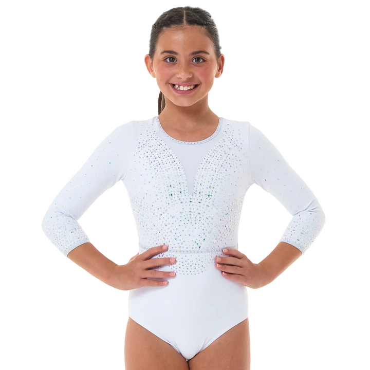 Justaucorps Little Stars Grace Blanc