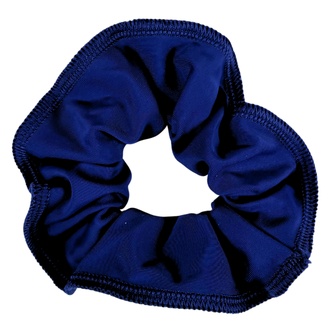 Chouchou Bleu Foncé Lycra