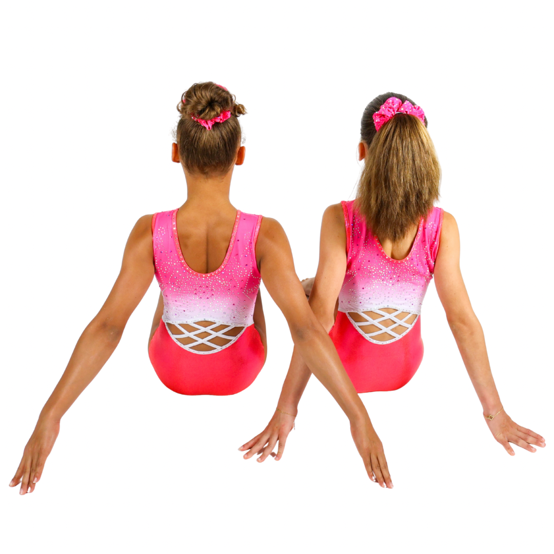 Turnpakje Danique Neon Orangeade Wit