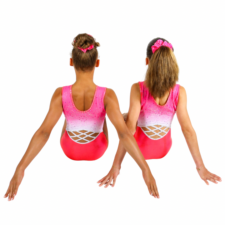 Turnpakje Danique Neon Orangeade Wit