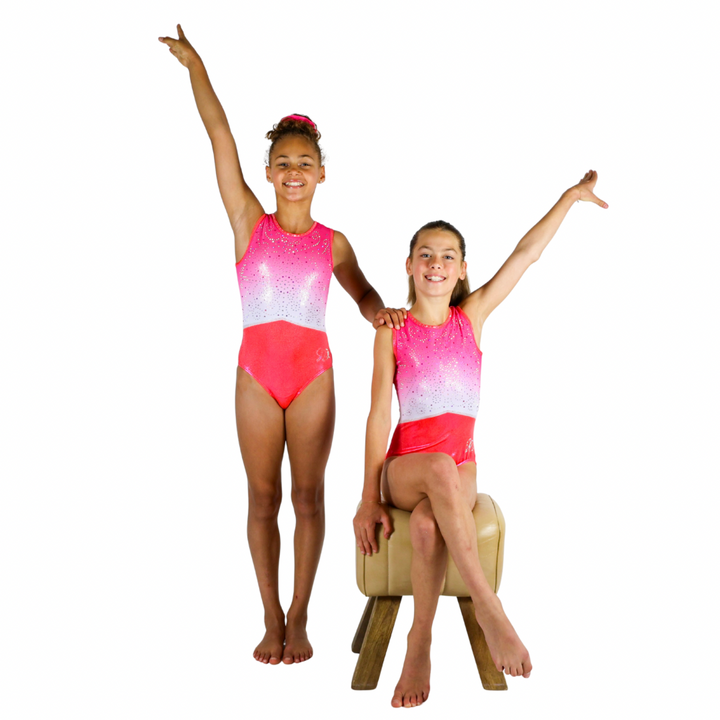 Turnpakje Danique Neon Orangeade Wit