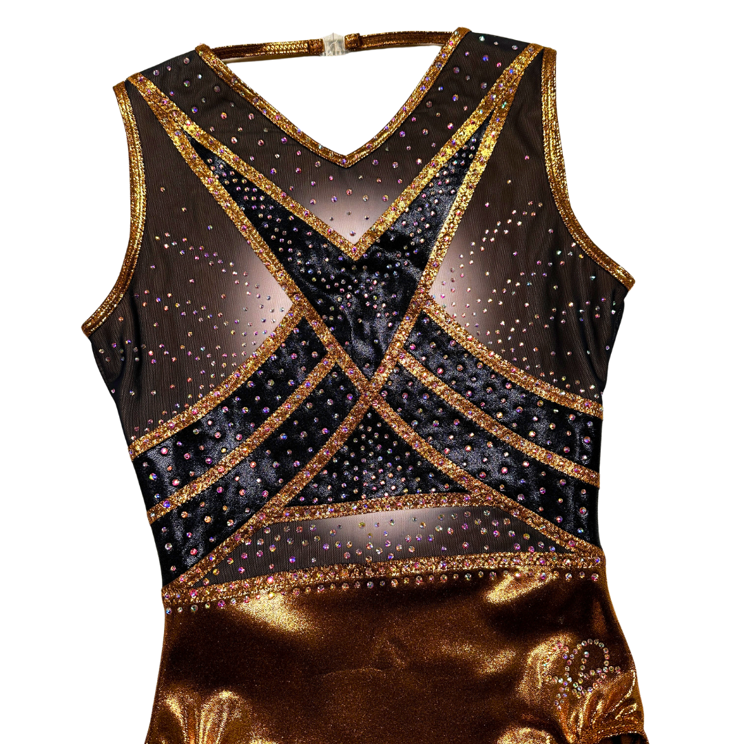 Justaucorps De Gymnastique Sans Manches Pour Fille - Polyester/élasthanne, Pour Danse, Sport, Ballet (bleu, Noir, Tailles 3-12 Ans) - 10