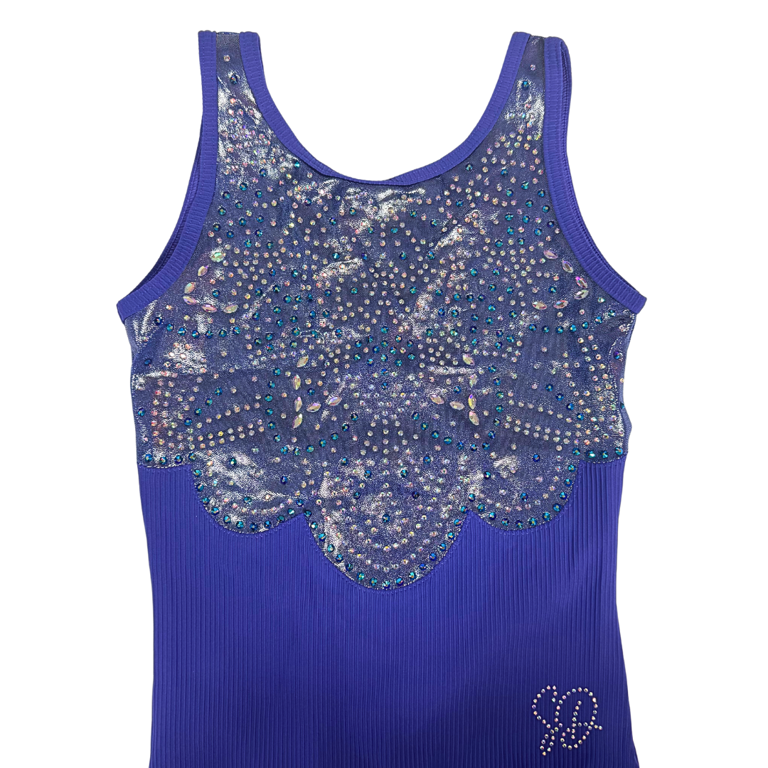 Turnpakje Britt Indigo - Ribbed