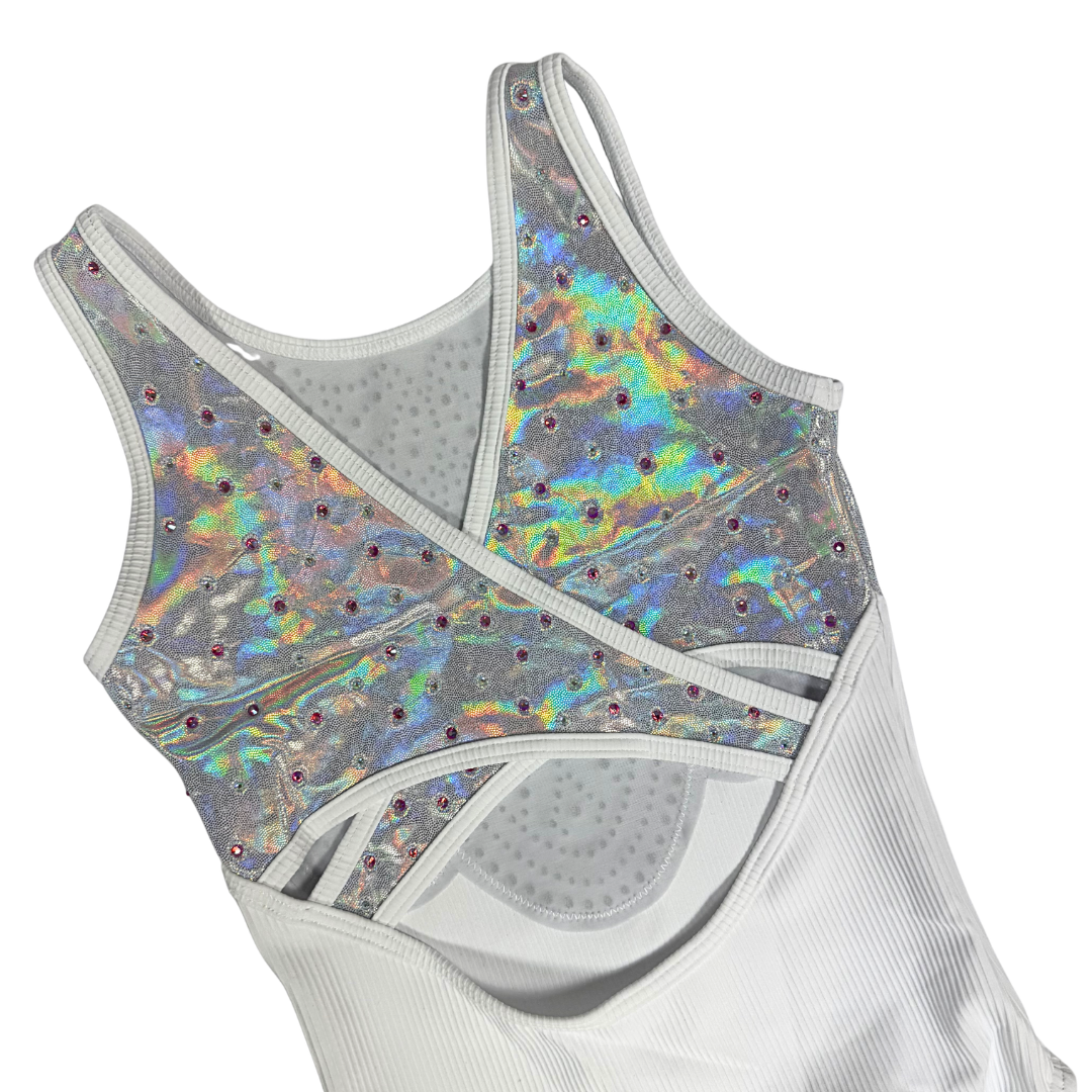 Turnpakje Britt Wit - Ribbed