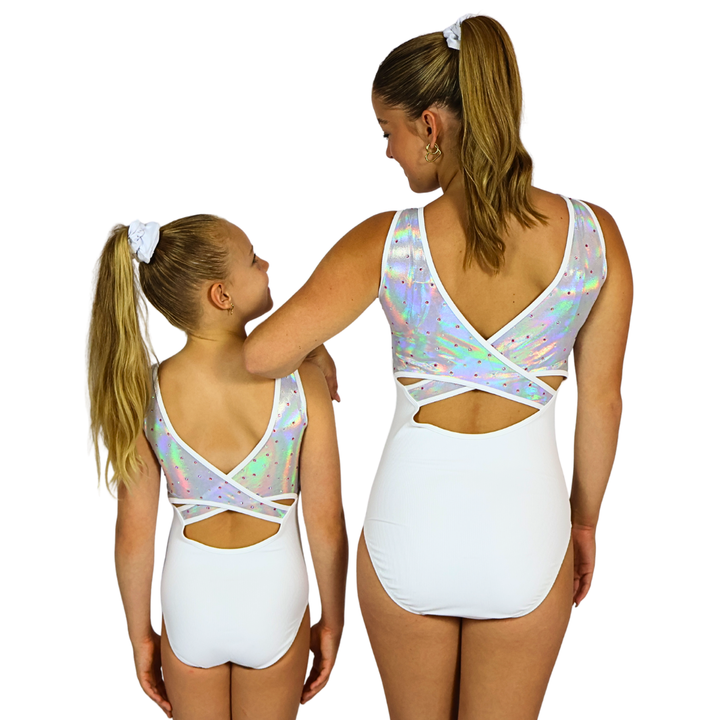 Gymsuit Britt White - Ribbed