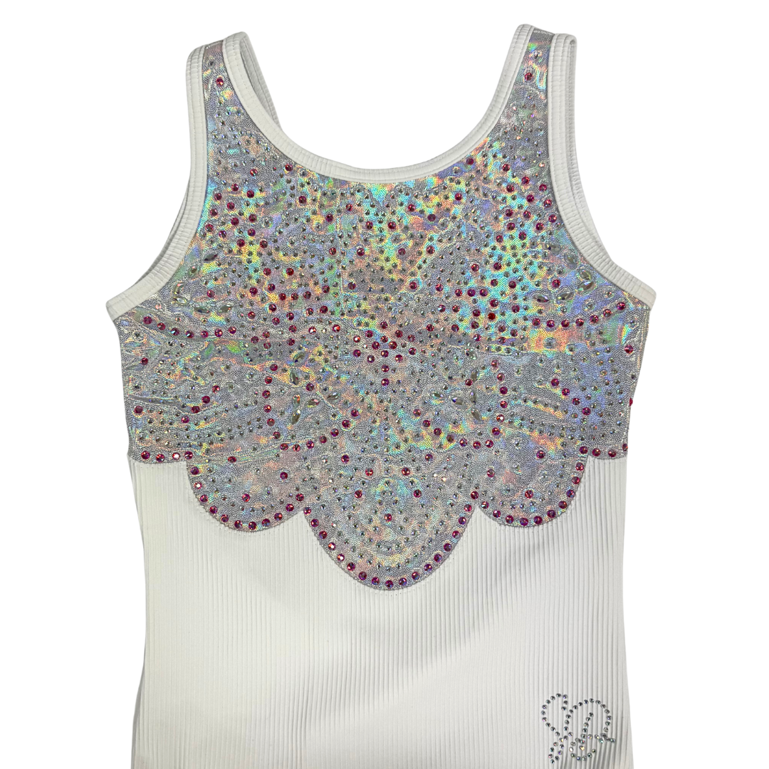 Turnpakje Britt Wit - Ribbed