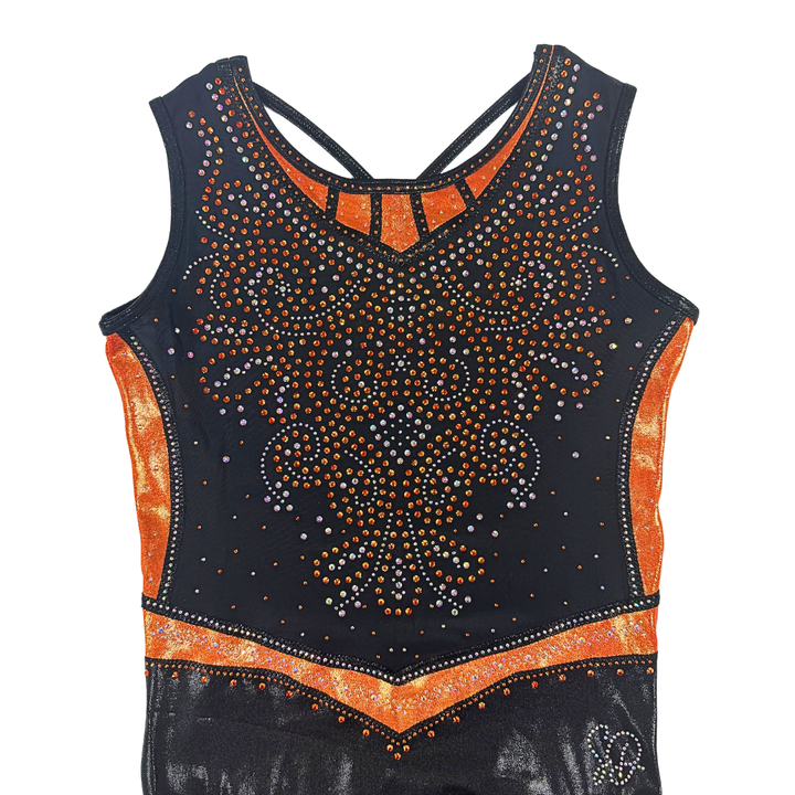 Turnpakje Danae Zwart Oranje