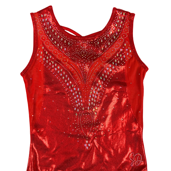 Turnpakje Isa Rood Mouwloos