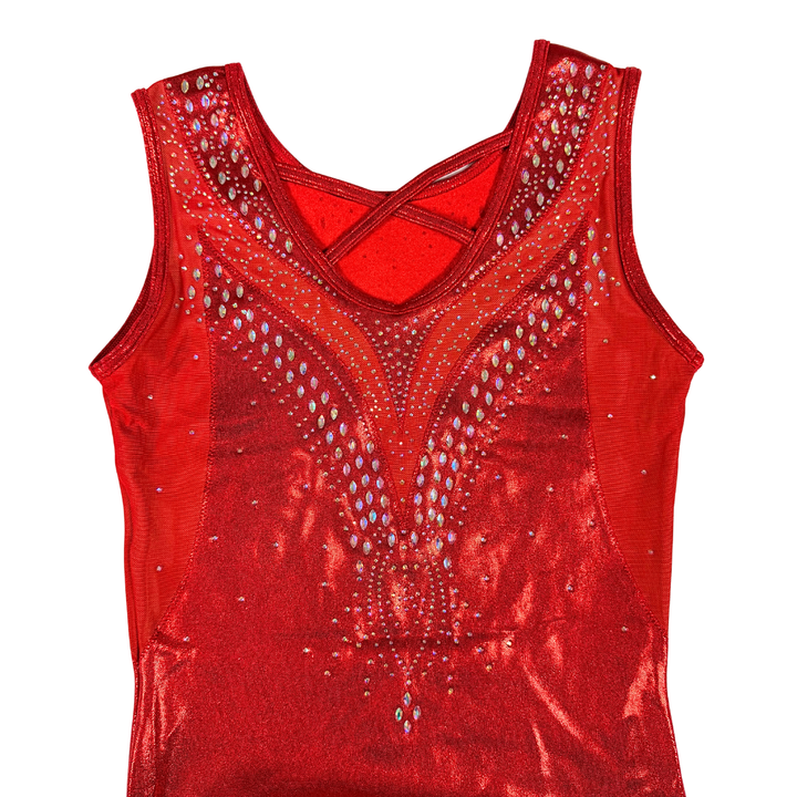 Turnpakje Isa Rood Mouwloos