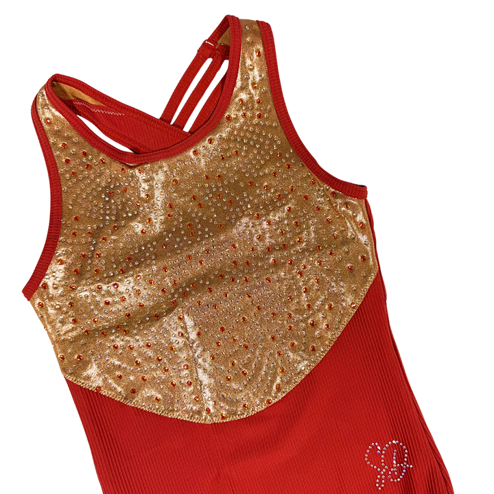 Turnpakje Maya Roestbruin - Ribbed