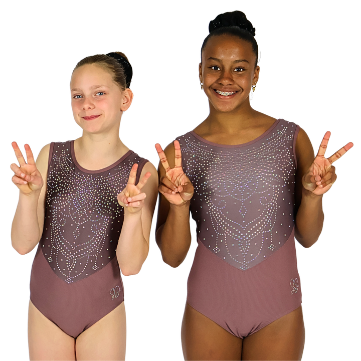 Gym Suit Beau Dark Brown - Ribbed