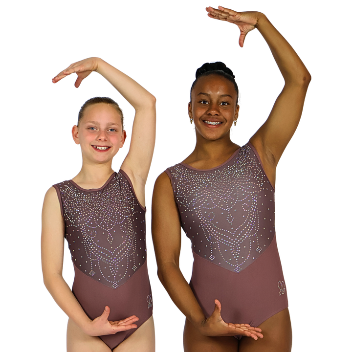 Gym Suit Beau Dark Brown - Ribbed