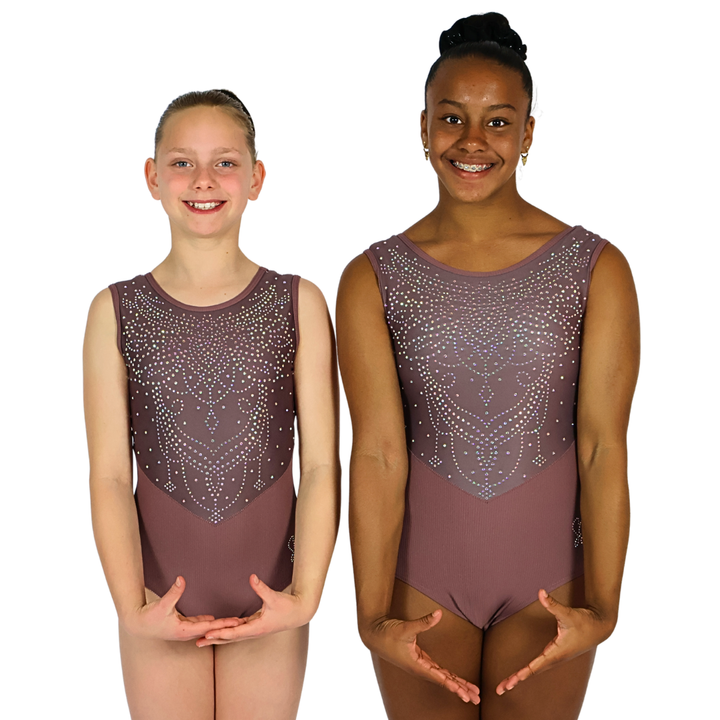 Gym Suit Beau Dark Brown - Ribbed
