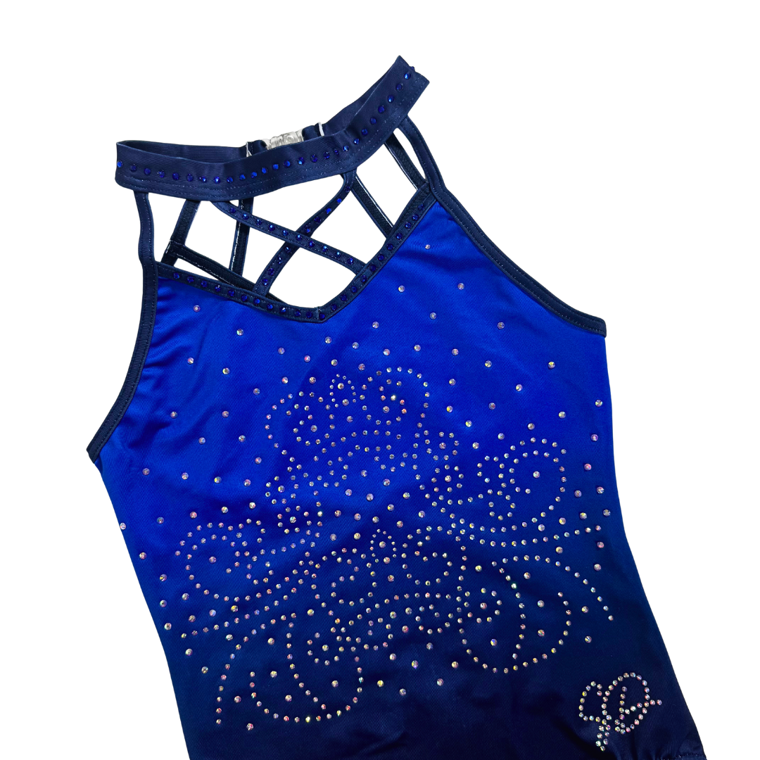 Turnpakje Anna Blauw Mouwloos