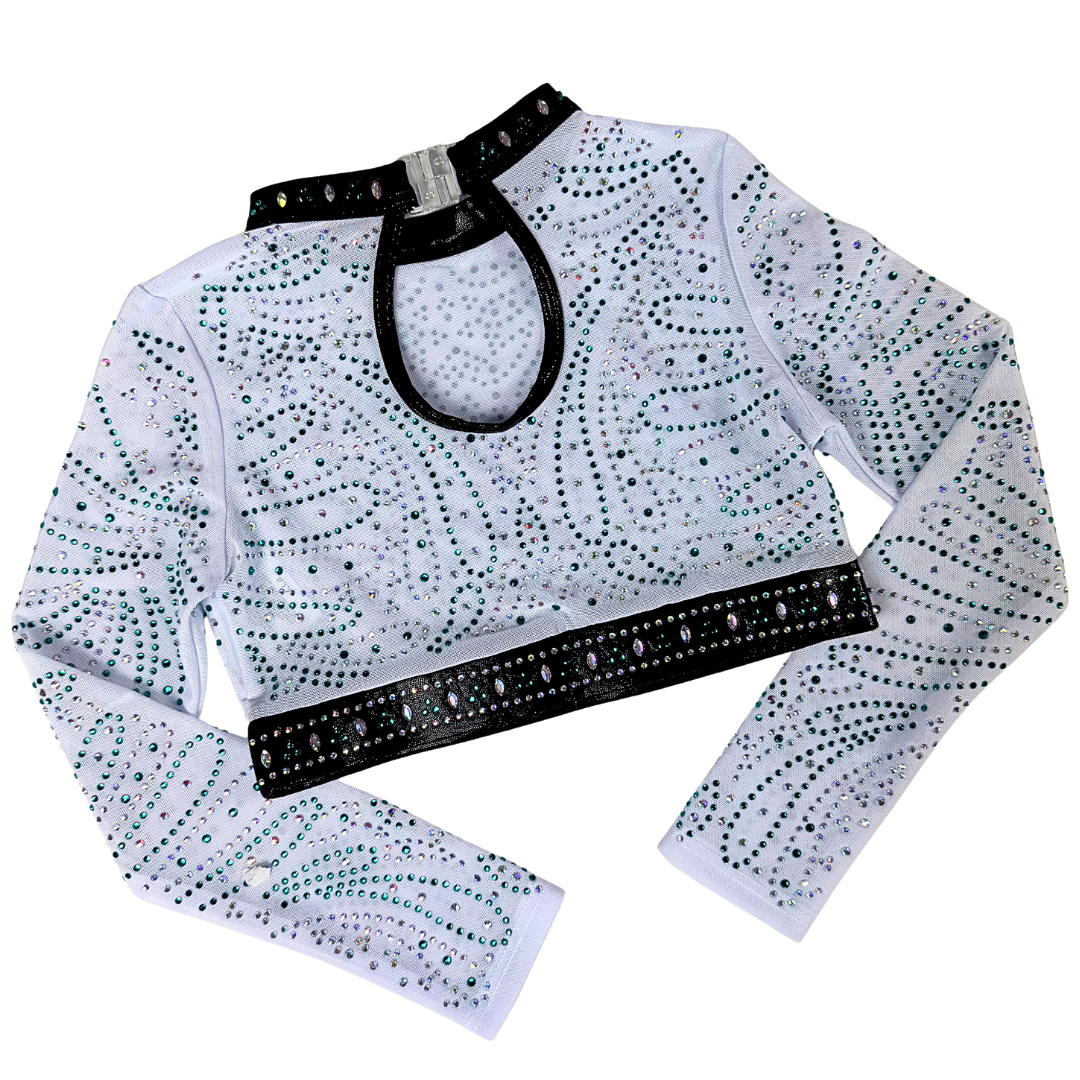 Turnpakje Basic Holo Wit met Turntopje Abby Wit Mint