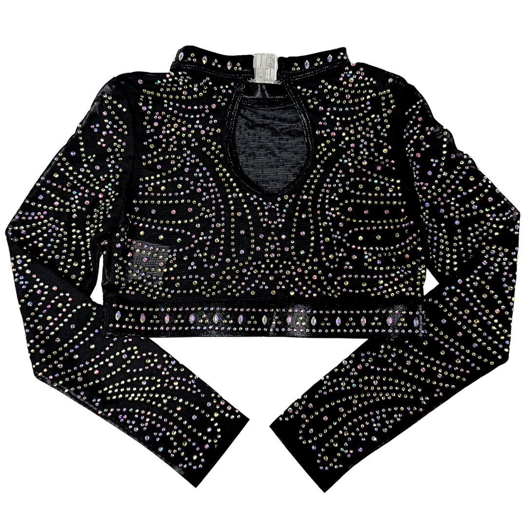 Basic Leotard Gold Black with Abby Leotard Top Black Gold