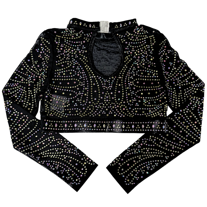 Basic Leotard Gold Black with Abby Leotard Top Black Gold