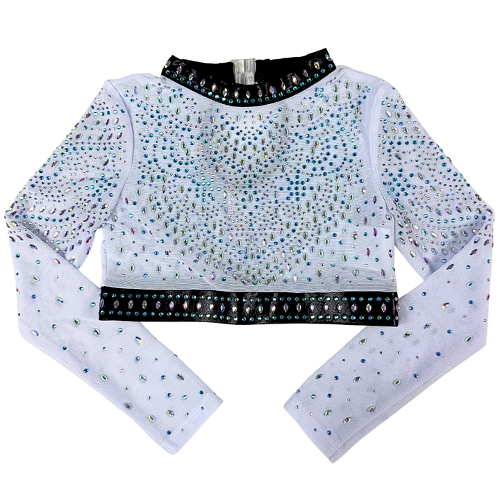 Gym top Mae White Light blue
