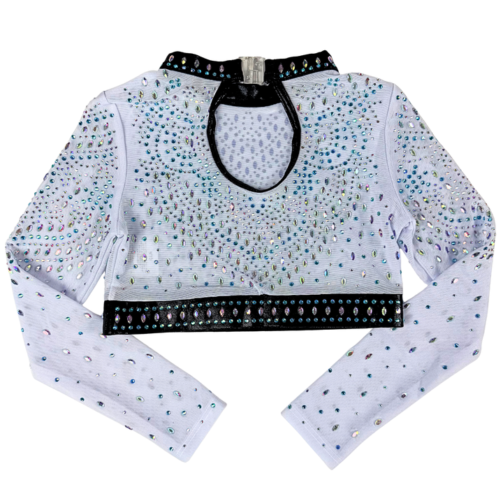 Turnpakje Basic Baby Blauw Zwart met Turntopje Mae Wit Lichtblauw