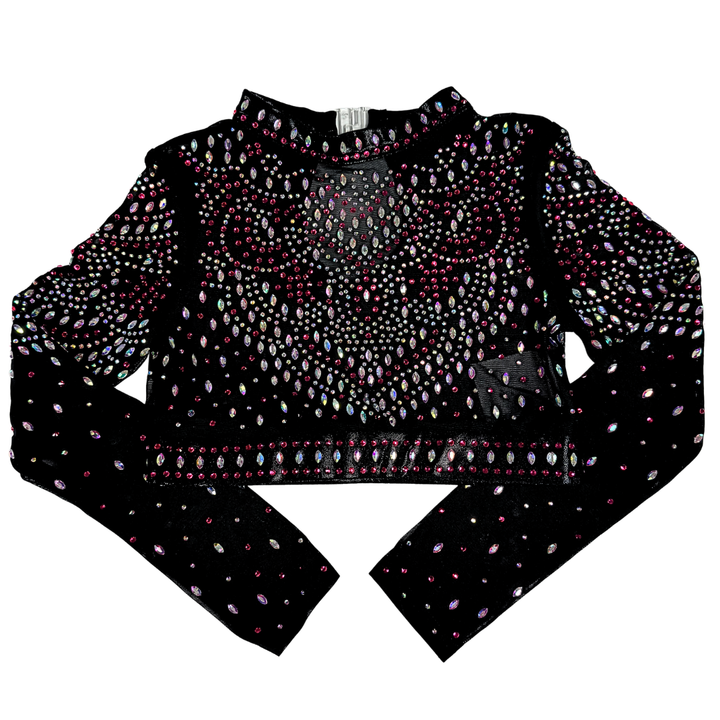 Turnpakje Basic Roze Zwart met Turntopje Mae Zwart Roze
