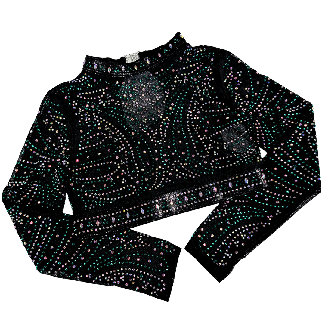 Gym top Abby Black Mint