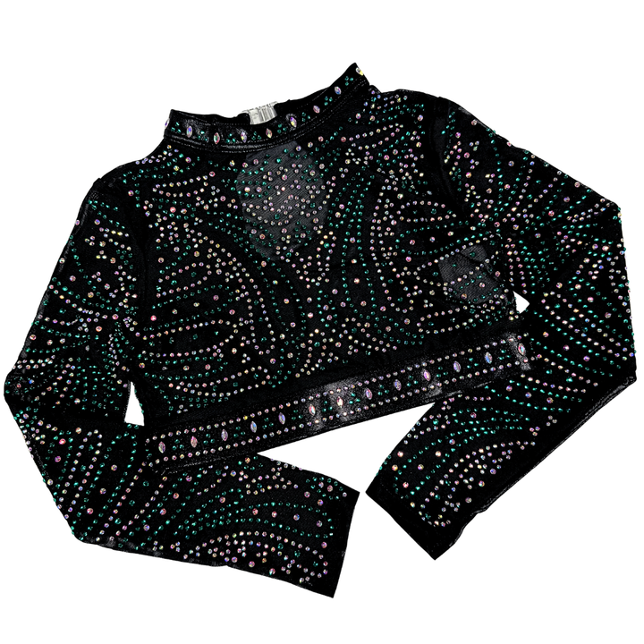 Gym top Abby Black Mint