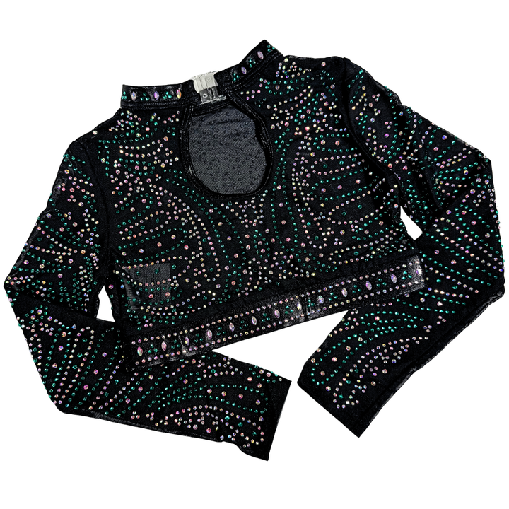 Gym top Abby Black Mint
