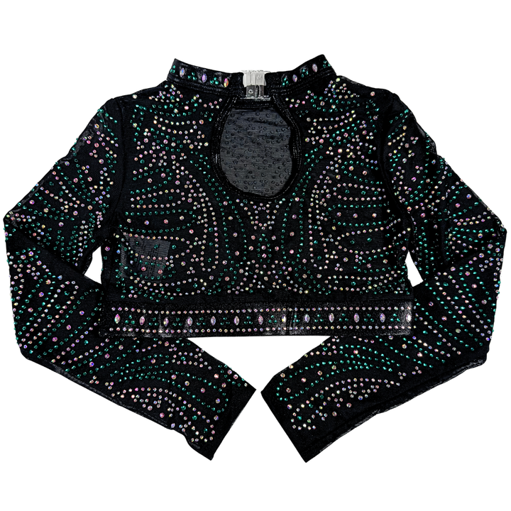 Gym top Abby Black Mint