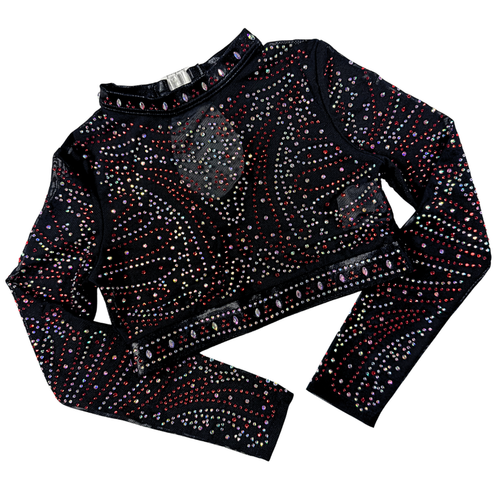 Gym Top Abby Black Red