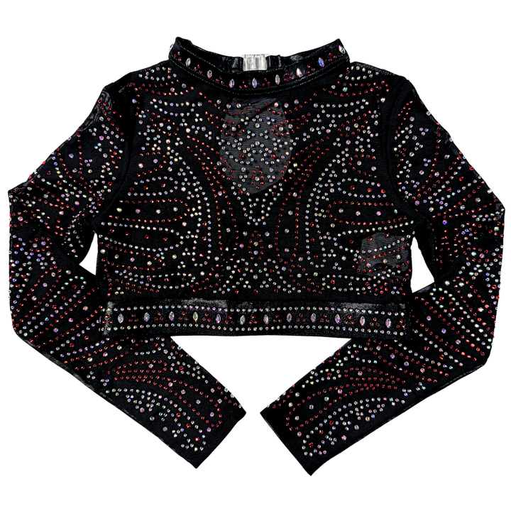 Gym Top Abby Black Red