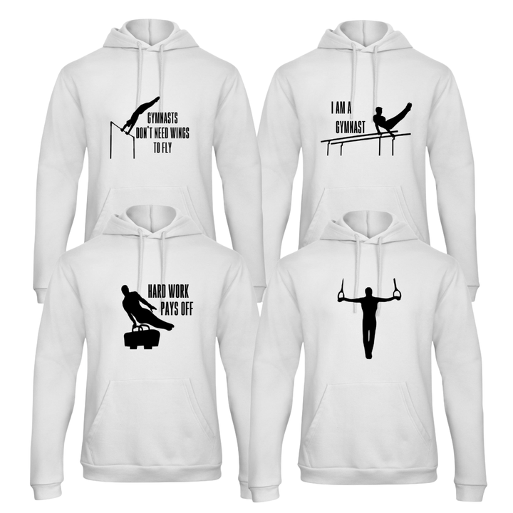 Sweater / Hoodie White Gymnastics Men