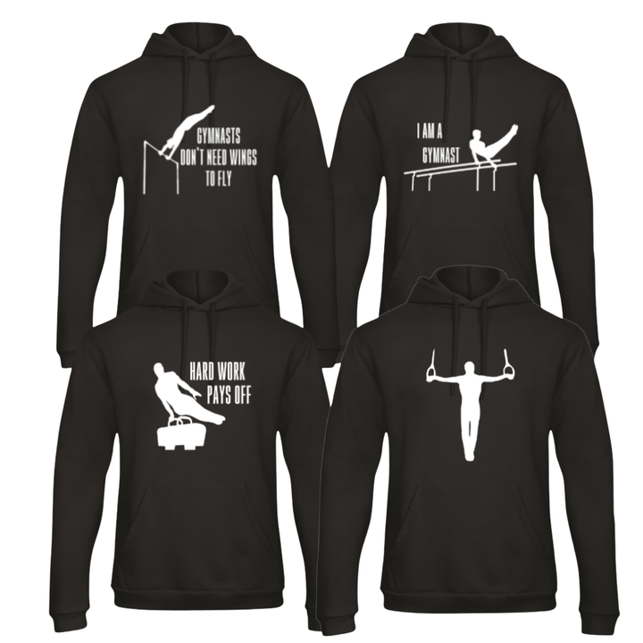 Sweater / Hoodie Black Gymnastics Men