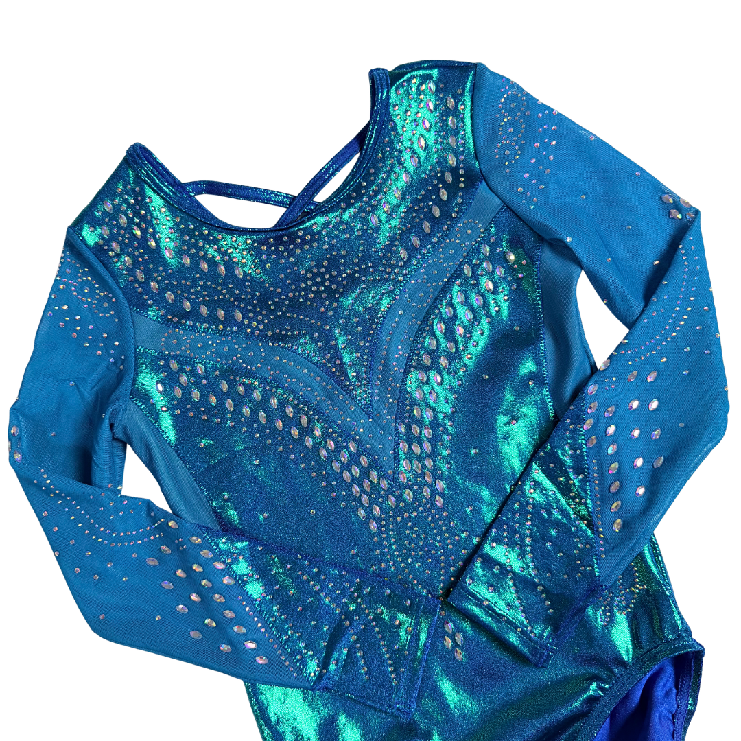 Turnpakje Isa Ocean Blauw Lange Mouw - Mystic