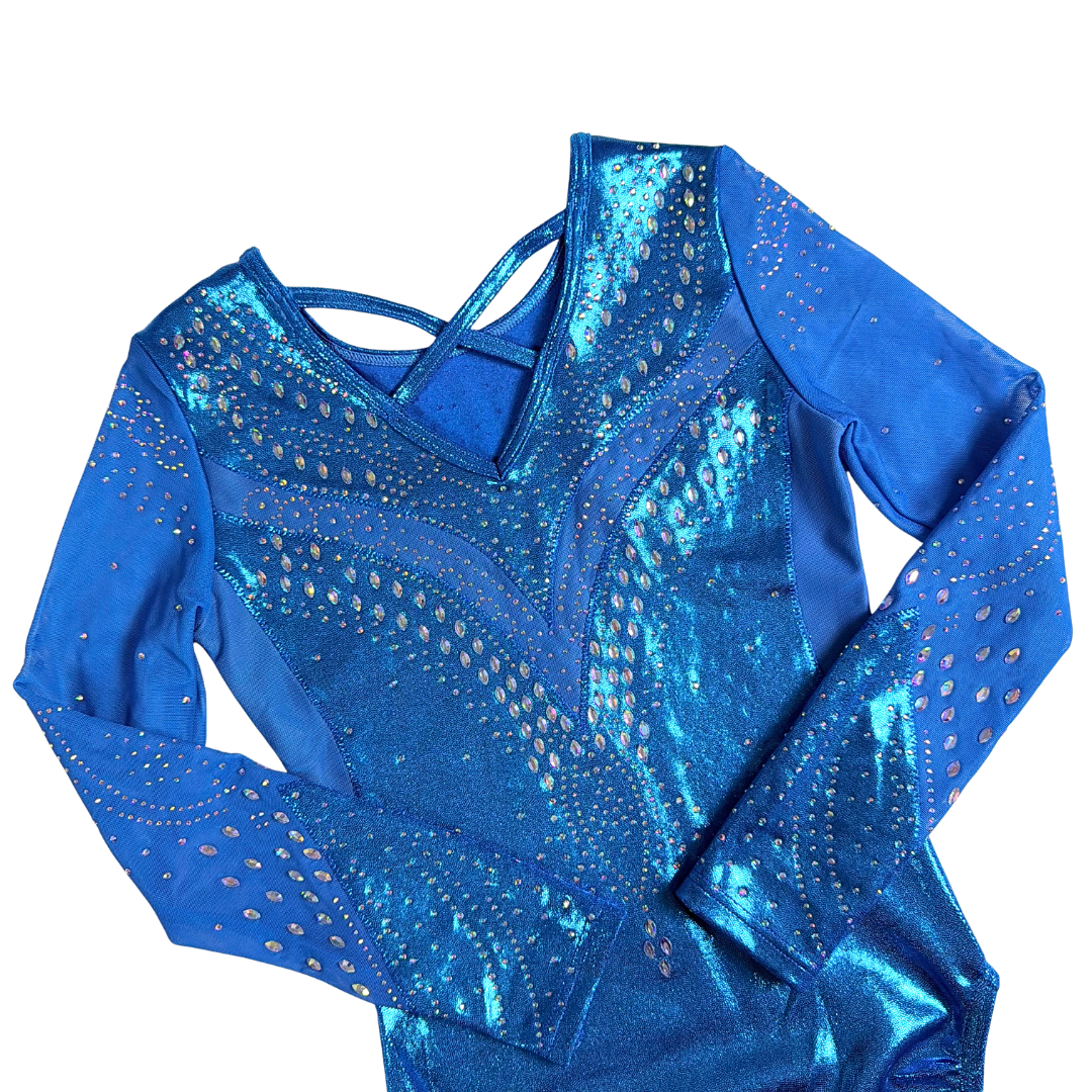 Turnpakje Isa Ocean Blauw Lange Mouw - Mystic