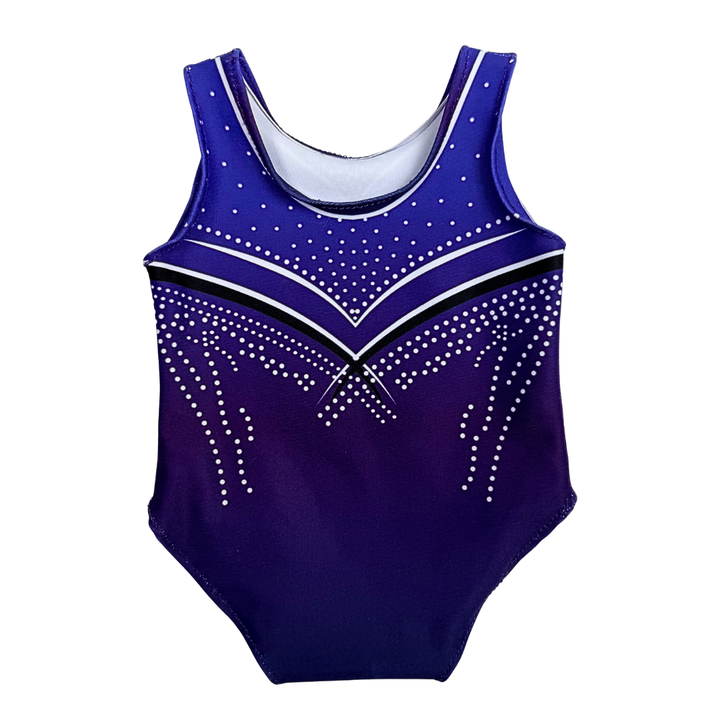 Lapin vert avec le justaucorps de gymnastique Kyla Bleu Violet
