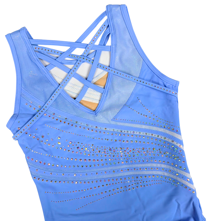 Gymnastics Leotard Little Stars Azalea Light Blue