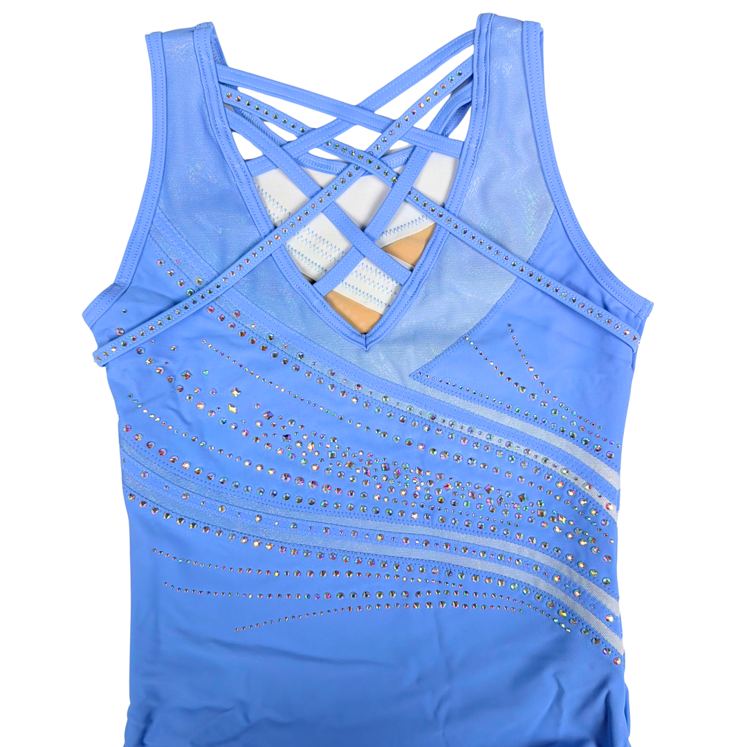 Gymnastics Leotard Little Stars Azalea Light Blue